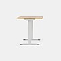 Branch Duo 58"W Electric Adjustable Standing Desk, Woodgrain/White (10-10-09-10)~#|#~sp312428676_sc7