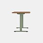 Branch Duo 58"W Electric Adjustable Standing Desk, Walnut/Sage (10-10-09-67)~#|#~sp312428761_sc7