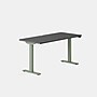 Branch Duo 58"W Electric Adjustable Standing Desk, Charcoal/Sage (10-10-09-66)~#|#~sp312428777_sc7