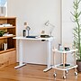 Branch Duo 58"W Electric Adjustable Standing Desk, White (10-10-09-20)~#|#~sp312429015_sc7