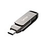 Lexar JumpDrive D400 Dual 32GB USB 3.2 Type-C Flash Drive, Silver (LJDD400032G-BNQNU)~#|#~sp312588040_sc7