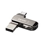 Lexar JumpDrive D400 Dual 32GB USB 3.2 Type-C Flash Drive, Silver (LJDD400032G-BNQNU)~#|#~sp312588041_sc7