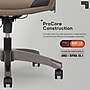 Sharper Image S-950 Heated Ergonomic Faux Leather Swivel Executive Massage Chair, Brown/Black (52755M-BRNBLK)~#|#~sp312588666_sc7