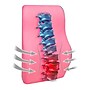 Mind Reader Memory Foam Ergonomic Lower Back Cushion Office Chair Support, Pink (VERTBACK-PNK)~#|#~sp312590328_sc7