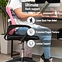 Mind Reader Memory Foam Ergonomic Lower Back Cushion Office Chair Support, Pink (VERTBACK-PNK)~#|#~sp312590329_sc7