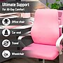Mind Reader Memory Foam Ergonomic Lower Back Cushion Office Chair Support, Pink (VERTBACK-PNK)~#|#~sp312590331_sc7