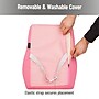Mind Reader Memory Foam Ergonomic Lower Back Cushion Office Chair Support, Pink (VERTBACK-PNK)~#|#~sp312590333_sc7