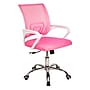 Mind Reader Ergonomic Mesh Swivel Computer and Desk Chair, Pink (OFFCHAIR-PNK)~#|#~sp312590357_sc7