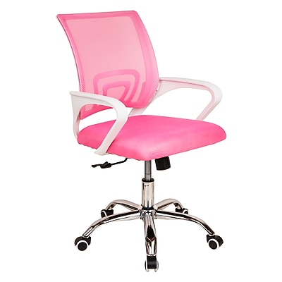 Mind Reader Ergonomic Mesh Swivel Computer and Desk Chair, Pink (OFFCHAIR-PNK) Simolary simolary.com