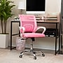 Mind Reader Ergonomic Mesh Swivel Computer and Desk Chair, Pink (OFFCHAIR-PNK)~#|#~sp312590365_sc7