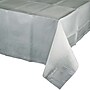 Creative Converting Touch of Color 108 in. x 54 in. Paper Table Covers, Shimmering Silver, 6/Pack (713281)~#|#~sp312604566_sc7