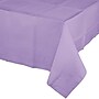 Touch of Color 88" x 44" Paper Table Cover, Luscious Lavender, 6/Pack (710212)~#|#~sp312604671_sc7