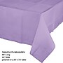 Touch of Color 88" x 44" Paper Table Cover, Luscious Lavender, 6/Pack (710212)~#|#~sp312604672_sc7