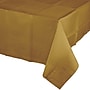 Touch of Color 54 in. x 108 in. Paper Tablecloth, Glittering Gold, 6/Pack (713276)~#|#~sp312604675_sc7