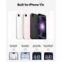 Belkin ScreenForce Tempered Glass Privacy Treated Screen Protector for iPhone 17e (OVA287fq)~#|#~sp312875755_sc7