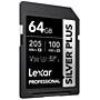 Lexar Professional Silver Plus 64GB SDXC Memory Card, Class 10, V30 (LSDSIPL064G-BNNNU)~#|#~sp312885773_sc7