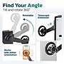 Purely F40 Magnetic Car Phone Mount for Dashboard Screens up to 0.7", Adjustable Arm Holder, Black (PSHF40BK)~#|#~sp312885942_sc7