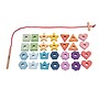 TickiT Rainbow Wooden Lacing Shapes, Assorted Colors (CTU73564)~#|#~sp312924406_sc7