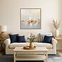Amanti Art Gold Boats II by Lazar studio Framed Canvas Wall Art Print, 30"W x 30"H (A42678944018)~#|#~sp312925677_sc7