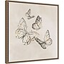 Amanti Art Butterfly Fly by Eli Jones Framed Canvas Wall Art Print, 22"W x 22"H (A42678865961)~#|#~sp312925917_sc7