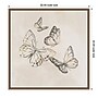 Amanti Art Butterfly Fly by Eli Jones Framed Canvas Wall Art Print, 22"W x 22"H (A42678865961)~#|#~sp312925921_sc7