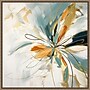 Amanti Art Blossom Abstract Dance II by Irena Orlov Framed Canvas Wall Art Print, 22"W x 22"H (A42678929261)~#|#~sp312926219_sc7