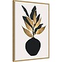 Amanti Art Beige Bouquet No 5 by Eins Kubistika Framed Canvas Wall Art Print, 23"W x 33"H (A42679049938)~#|#~sp312926237_sc7