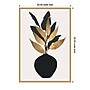 Amanti Art Beige Bouquet No 5 by Eins Kubistika Framed Canvas Wall Art Print, 23"W x 33"H (A42679049938)~#|#~sp312926240_sc7