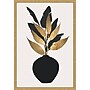 Amanti Art Beige Bouquet No 5 by Eins Kubistika Framed Canvas Wall Art Print, 16"W x 23"H (A42679049937)~#|#~sp312926261_sc7