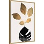 Amanti Art Beige Blossoms by Eins Kubistika Framed Canvas Wall Art Print, 23"W x 33"H (A42679049906)~#|#~sp312926312_sc7
