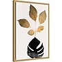 Amanti Art Beige Blossoms by Eins Kubistika Framed Canvas Wall Art Print, 16"W x 23"H (A42679049905)~#|#~sp312926320_sc7