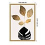 Amanti Art Beige Blossoms by Eins Kubistika Framed Canvas Wall Art Print, 16"W x 23"H (A42679049905)~#|#~sp312926323_sc7