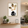 Amanti Art Beige Blossoms by Eins Kubistika Framed Canvas Wall Art Print, 16"W x 23"H (A42679049905)~#|#~sp312926324_sc7