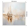 Amanti Art Gold Boats I by Lazar studio Framed Canvas Wall Art Print, 30"W x 30"H (A42678865991)~#|#~sp312926354_sc7