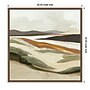 Amanti Art Fast Land by Jacob q Framed Canvas Wall Art Print, 22"W x 22"H (A42678770146)~#|#~sp312926406_sc7
