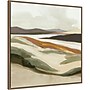 Amanti Art Fast Land by Jacob q Framed Canvas Wall Art Print, 30"W x 30"H (A42678770151)~#|#~sp312926419_sc7