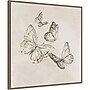 Amanti Art Butterfly Fly by Eli Jones Framed Canvas Wall Art Print, 30"W x 30"H (A42678865962)~#|#~sp312926445_sc7