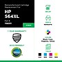 Clover Remanufactured High Yield Black, Standard Yield Cyan, Magenta, Yellow Inkjets for HP 564XL/564 (N9H60FN) 4-Pack~#|#~sp312928841_sc7