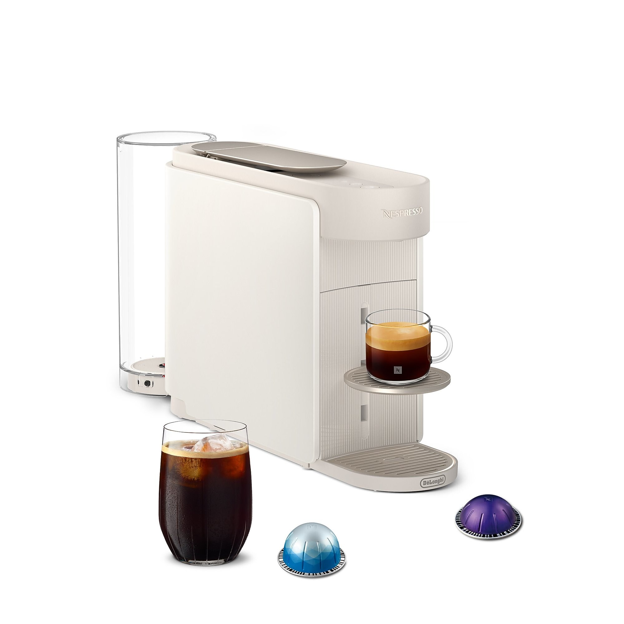 Nespresso Vertuo Up Premium Coffee & Espresso Maker, Pearl White (ENV200W) Simolary simolary.com