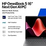 HP OmniBook 5 16" Next Gen AI PC, Copilot+ PC, Intel Core Ultra 7 355, 16GB RAM, 512GB SSD, +23 Hours Battery, Windows 11 Home~#|#~sp312982270_sc7