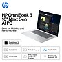 HP OmniBook 5 16" Next Gen AI PC, Copilot+ PC, Snapdragon X Plus X1P-42-100, 16GB RAM, 512GB SSD, +34 Hours Battery, Windows 11 ~#|#~sp312982280_sc7