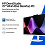 HP OmniStudio 27" All-in-One Desktop PC, Intel Core 5 120U, Intel Graphics, 8GB RAM, 512GB SSD, Windows 11 Home (D77SXAA#ABA)~#|#~sp312982832_sc7
