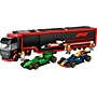 LEGO City F1 Truck with RB20 & AMR24 F1 Cars Toy Racing Transporter Set, 1086 Pieces ()~#|#~sp312988244_sc7