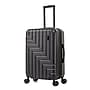 DUKAP ZAHAV 25.78" Hardside Suitcase, 4-Wheeled Spinner, TSA Checkpoint Friendly, Black (DKZAH00M-BLK)~#|#~sp312989300_sc7