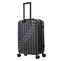 DUKAP ZAHAV 25.78" Hardside Suitcase, 4-Wheeled Spinner, TSA Checkpoint Friendly, Black (DKZAH00M-BLK)~#|#~sp312989306_sc7