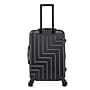 DUKAP ZAHAV 25.78" Hardside Suitcase, 4-Wheeled Spinner, TSA Checkpoint Friendly, Black (DKZAH00M-BLK)~#|#~sp312989308_sc7