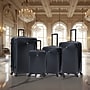 DUKAP Inception 4-Piece Hardside Spinner Carry-On Luggage Set, TSA Checkpoint Friendly, Black (DKINCSMLXL-BLK)~#|#~sp312989500_sc7