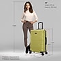 DUKAP Sense 28" Hardside Suitcase, 4-Wheeled Spinner, TSA Checkpoint Friendly, Green (DKSEN00L-GRN)~#|#~sp313046725_sc7