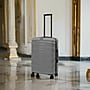 DUKAP RAV 25.59" Hardside Suitcase, 4-Wheeled Spinner, TSA Checkpoint Friendly, Silver (DKRAV00M-SIL)~#|#~sp313047129_sc7