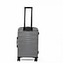 DUKAP RAV 25.59" Hardside Suitcase, 4-Wheeled Spinner, TSA Checkpoint Friendly, Silver (DKRAV00M-SIL)~#|#~sp313047134_sc7